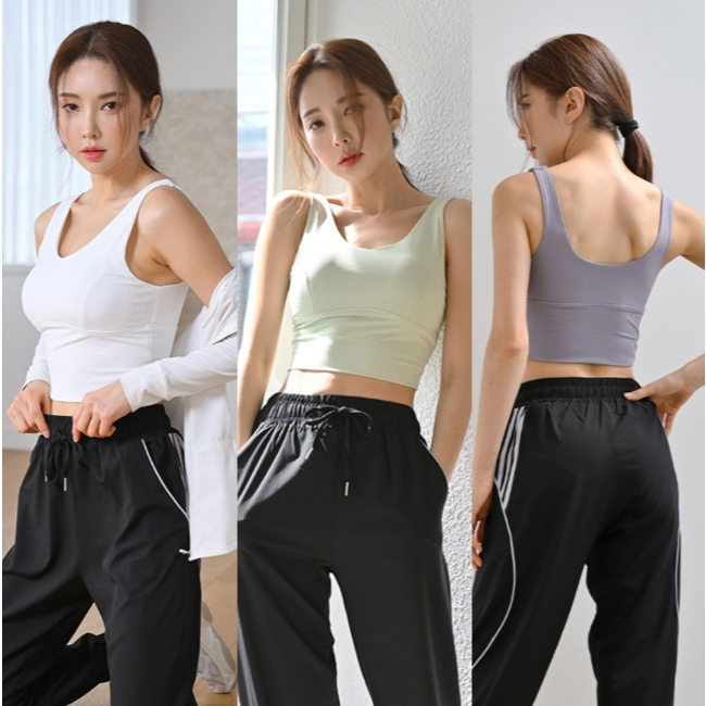 ArayaLady (YOGA-631) สปอร์ตบรา ออกกำลังกาย เสื้อบราโยคะ เสื้อกล้ามกีฬา ใส่กระชับ มีฟองน้ำ งานสวยผ้าดีมาก