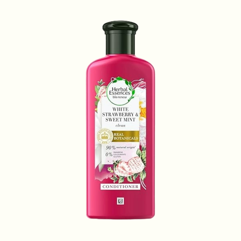ครีมนวด Herbal Essences Bio:Renew White Strawberry & Sweet Mint Conditioner 100ml