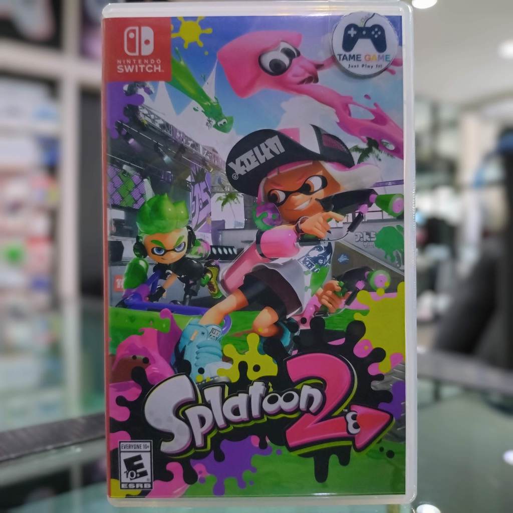 (ภาษาอังกฤษ) มือ2 Splatoon 2 แผ่นเกม Nintendo Switch ตลับเกม NSW มือสอง