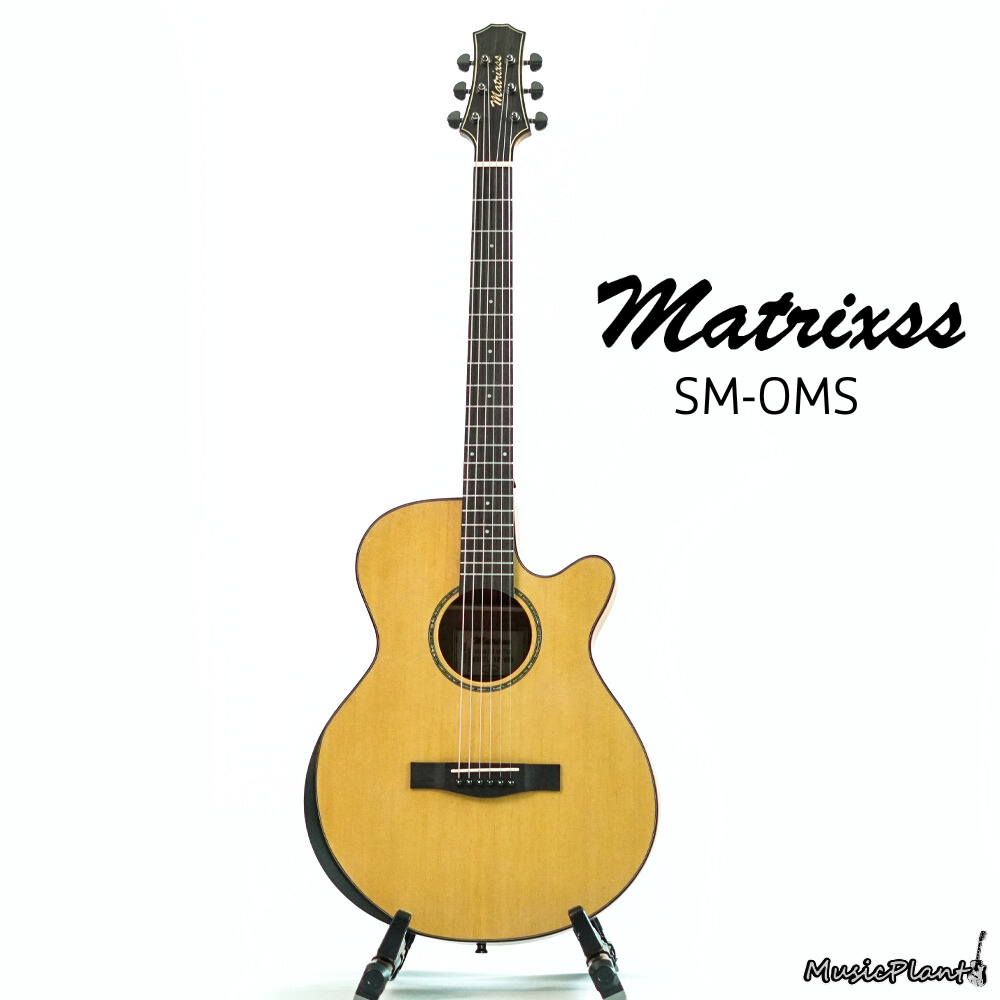 Matrixss กีตาร์โปร่ง Solid Top 40 นิ้ว รุ่น SM-OMS  Solid Spruce-Mahogany