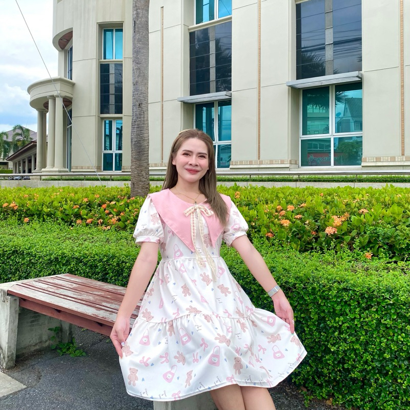 Mii flowers princess dress. ยาว 36นิ้ว