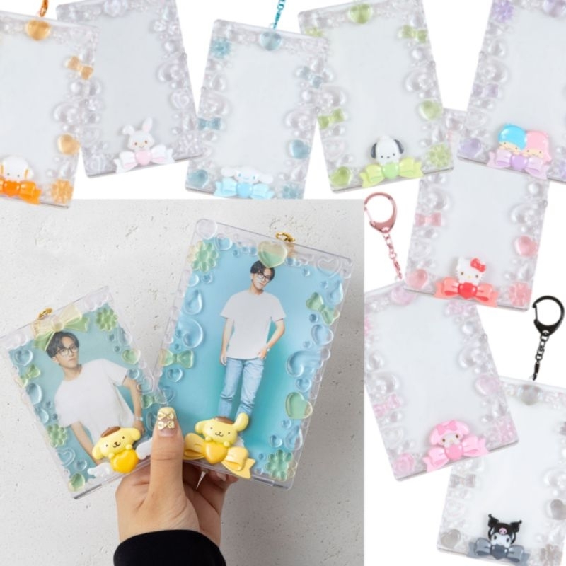 🩷🩵Sanrio Frame card พวงกุญแจอะคริลิคใส่การ์ด ใส่รูปได้ นำเข้าจากประเทศญี่ปุ่น🩷🩵