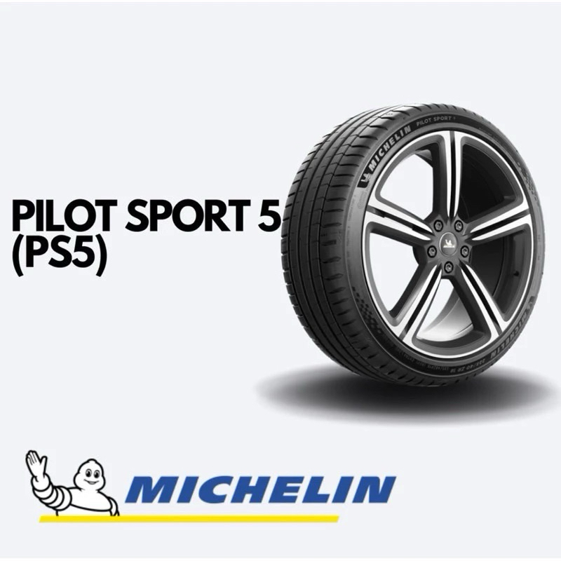 ยางรถยนต์ MICHELIN 225/55 R17 รุ่น PILOT SPORT5 101Y (PS5) (จัดส่งฟรี!!! ทั่วประเทศ)