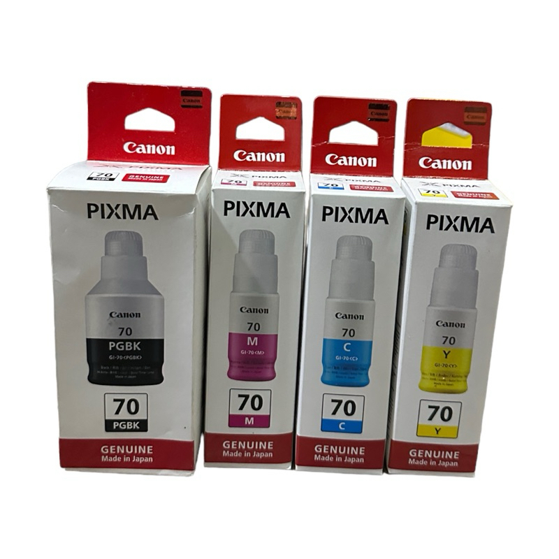 Canon GI-70 BK C M Y for G5070/G6070/G2070 ของแท้แบบมีกล่อง
