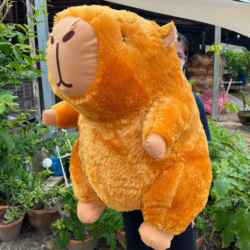 ตุ๊กตาคาบีบาร่าผ้าขนยาวขนาด80-90 เซนติเมตรขนยาวนุ่มน่ากอด#สินค้าเกรดพรีเมี่ยม#พร้อมส่ง