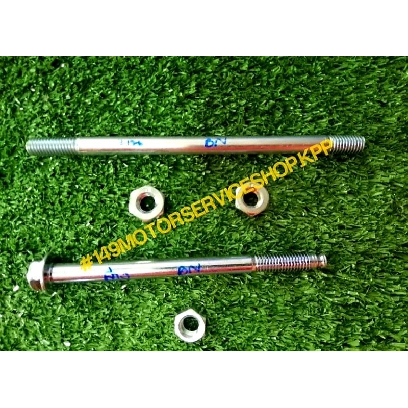 น็อตแท่นเครื่องเดิม สำหรับรถ ดรีมทุกรุ่นC100/C70/C50/C65/C90/C700/C900/DREAM100(ฟรีตัวเมีย)​
