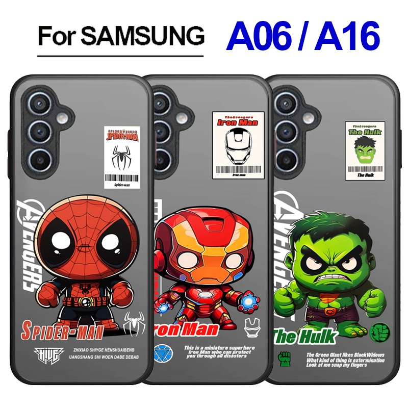 เคส ผิวด้าน ขอบสี กันกระแทก รุ่นใหม่ สำหรับ SAMSUNG Galaxy A06 A16 A05 A05S พร้อมส่ง JA