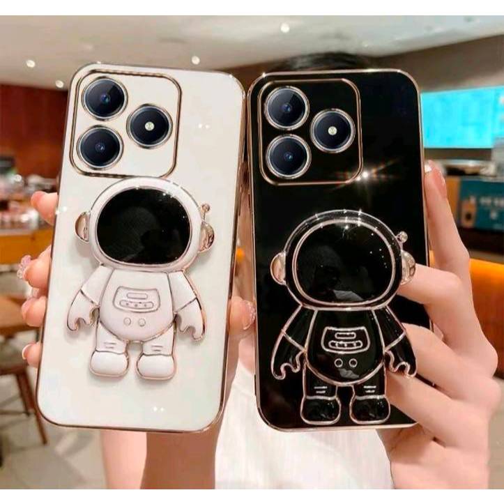 เคส ขาตั้ง สำหรับ Infinix Smart10 10Plus 9 8 7 5 7HD Hot50i Hot40i 20i 12i 30i POP10 POP8 อวกาศ ขาตั้งได้ แบบนิ่ม น่ารัก