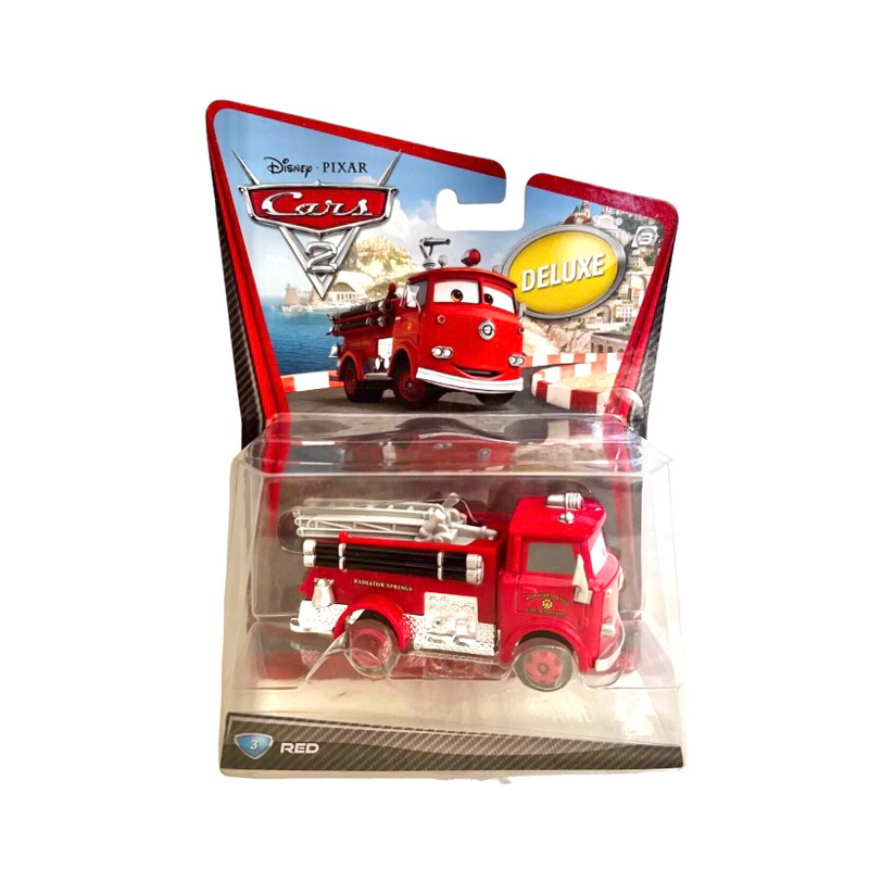 Disney Pixar Cars 2 Deluxe Oversized Red Diecast
