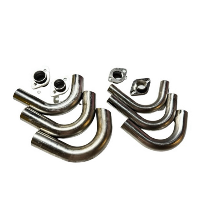 คอท่อ w125 คอแรก (สแตนเลส304) หนา 1.2 มม.