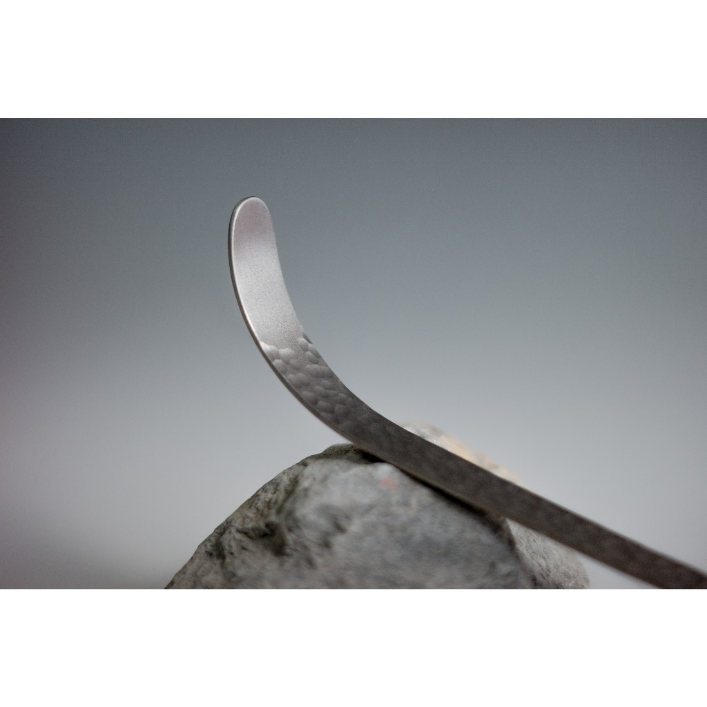 Ryn - Handforged Titanium Chashaku [ Matcha Spoon ] X AHU THETA