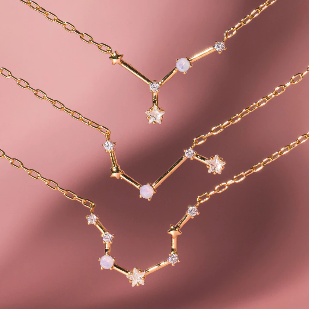 Petite Zodiac Necklace สร้อยคอชาร์มราศี