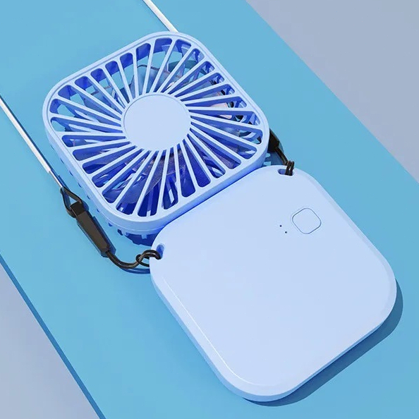 AUKKI พัดลมมือถือ พัดลมมินิน้อง พัดลม พัดลมตั้งโต๊ะ พัดลมพกพา ปรับความเร็ว 3พับเก็บได้ Mini USB Fan