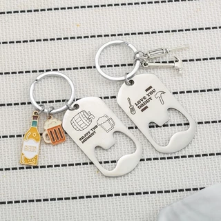 [ส่งด่วน 2 ชม.] Kokoro Home ที่เปิดฝาสแตนเลส ห้อยกุญแจ MB149 ของชำร่วย เปิดขวดพกพา ที่เปิดขวด พวงกุญแจเท่ ที่เปิดขวด
