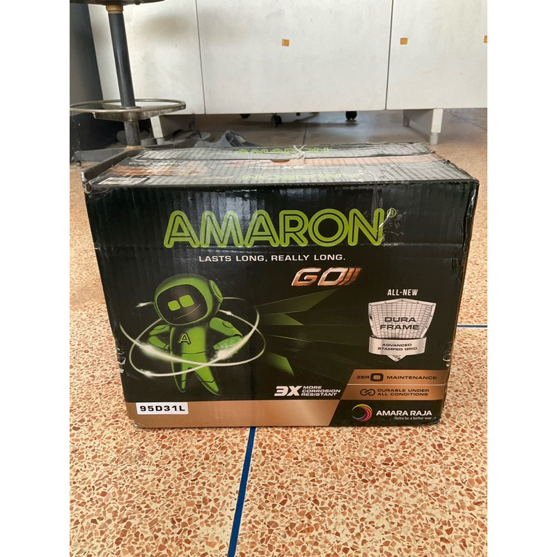 แบตเตอรี่อมารอน 95D31LGo/ Amaron95D31LGo