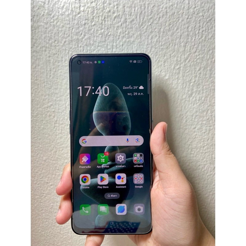 📱โทรศัพท์มือสอง OPPO Reno6 z 5G RAM 8 GB ROM 128 GB Mediatek Dimensity 800U Octa Core ความเร็ว 2.4 G