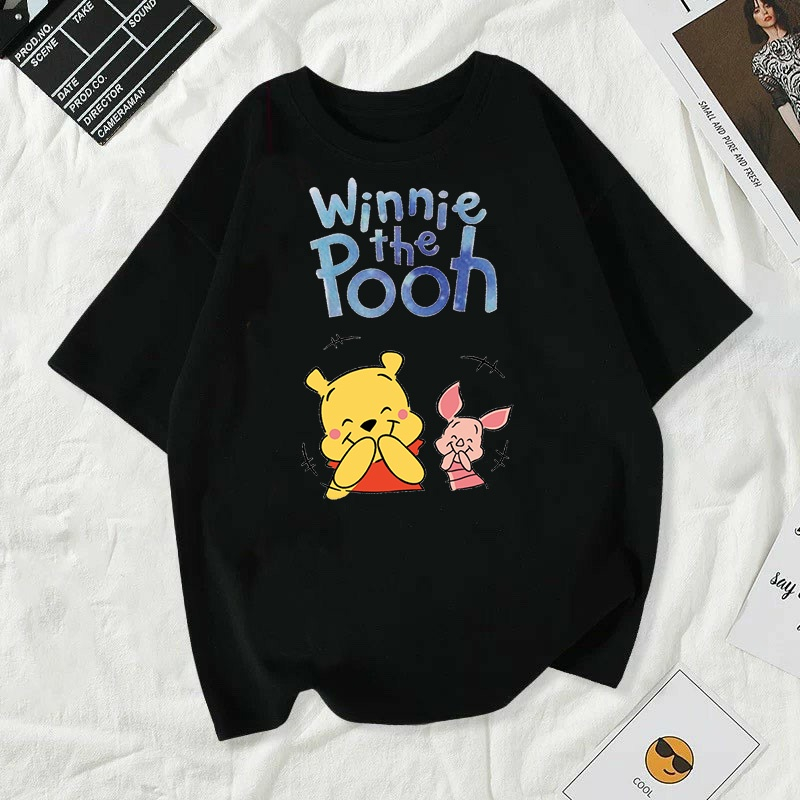 เสื้อยืดคอกลมผ้านิ่มใส่สบาย ลายแฟชั่นวินเทจ พร้อมส่ง เสื้อผ้าโอเวอร์ไซต์ใส่สบายพร้อมพลางหุ่นทำให้เพรียวบาง