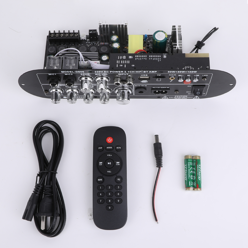 🔥Audio แอมป์จิ๋ว D800 ของแท้ บลูทูธ 5.0 บอร์ดขยายเสียงซับวูฟเฟอร์