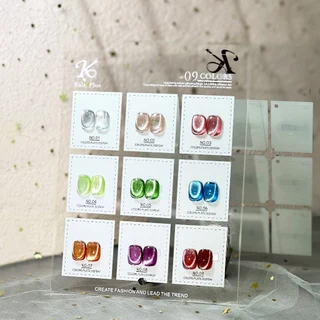 สีเจล kale plus DISCO สีแคทอายลูกแก้ว ลูกแก้ว nail polish เล็บเจล สีแฟลชสีเจล ยาทาเล็บเจล สีทาเล็บเจล 8ml