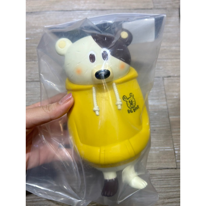 พร้อมส่ง Bg bear เสื้อฮู็ดเหลือง ของใหม่ bgbear