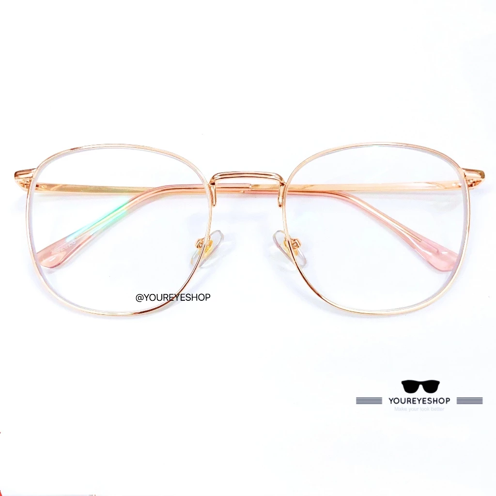 แว่นสายตาสั้นทรงเหลี่ยม -4.50 ถึง -8.00 เลนส์มัลติโค้ท เลนส์ย่อบาง1.6 รุ่น K82028