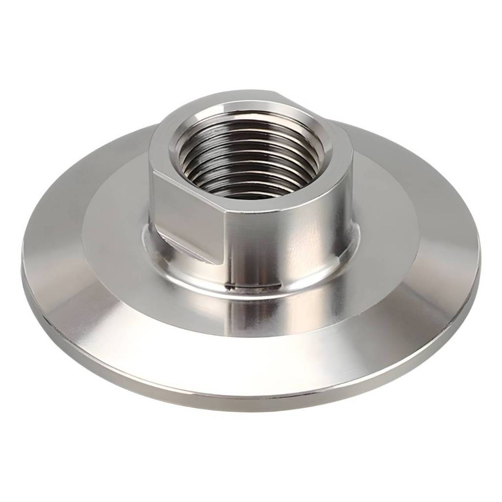 เฟอร์รูลเกลียวใน NPT เกรด 316L หน้าแปลนเฟอร์รูลเกลียวใน NPT 316L Sanitary Female Threaded Ferrule มีขนาด 1/4''-1"