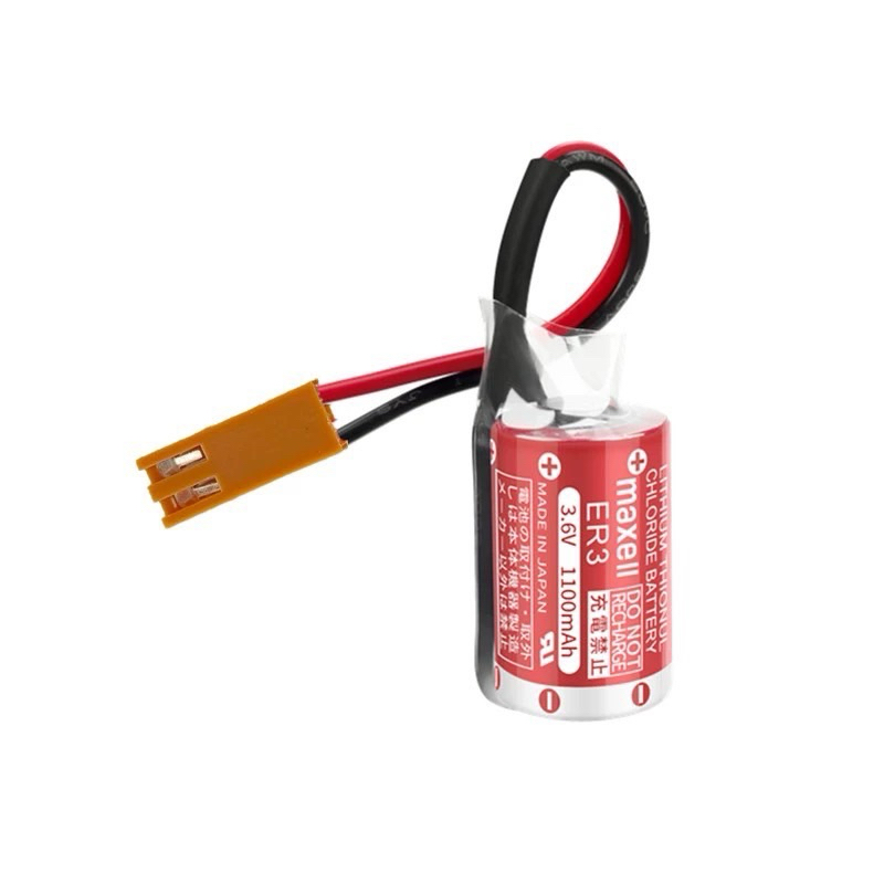 แบตเตอรี่ Maxell ER3 3.6V 1100MAH Horned PLC Lithium Battery Batteries ราคาไม่รวม vat สินค้ามาตราฐาน