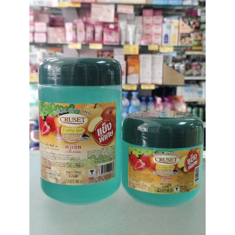 ครูเซ็ท ฟรุตตี้เจล เจลแต่งผมแข็งพิเศษ(สีเขียว)
