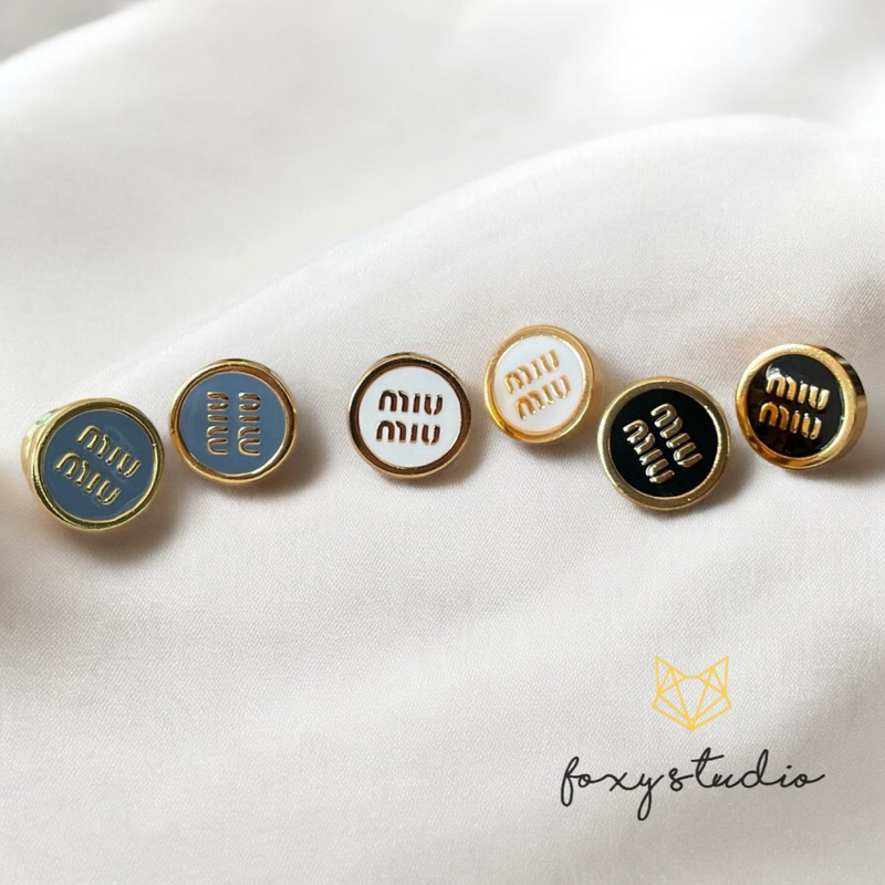 ต่างหู M-i-u-M-i-u earrings Original 1:1