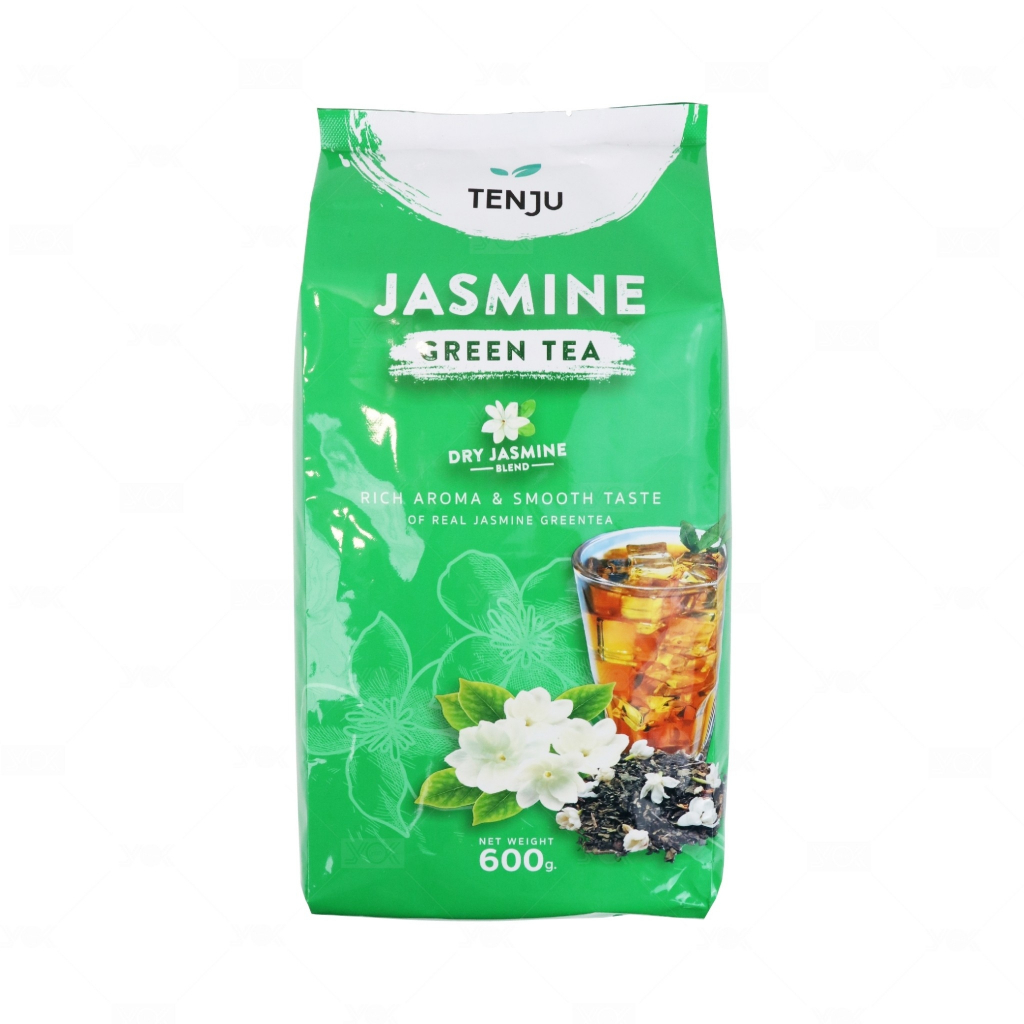 ใบชาเขียวมะลิ Jasmine Green Tea 600g. ตราเท็นจู หยกออนไลน์