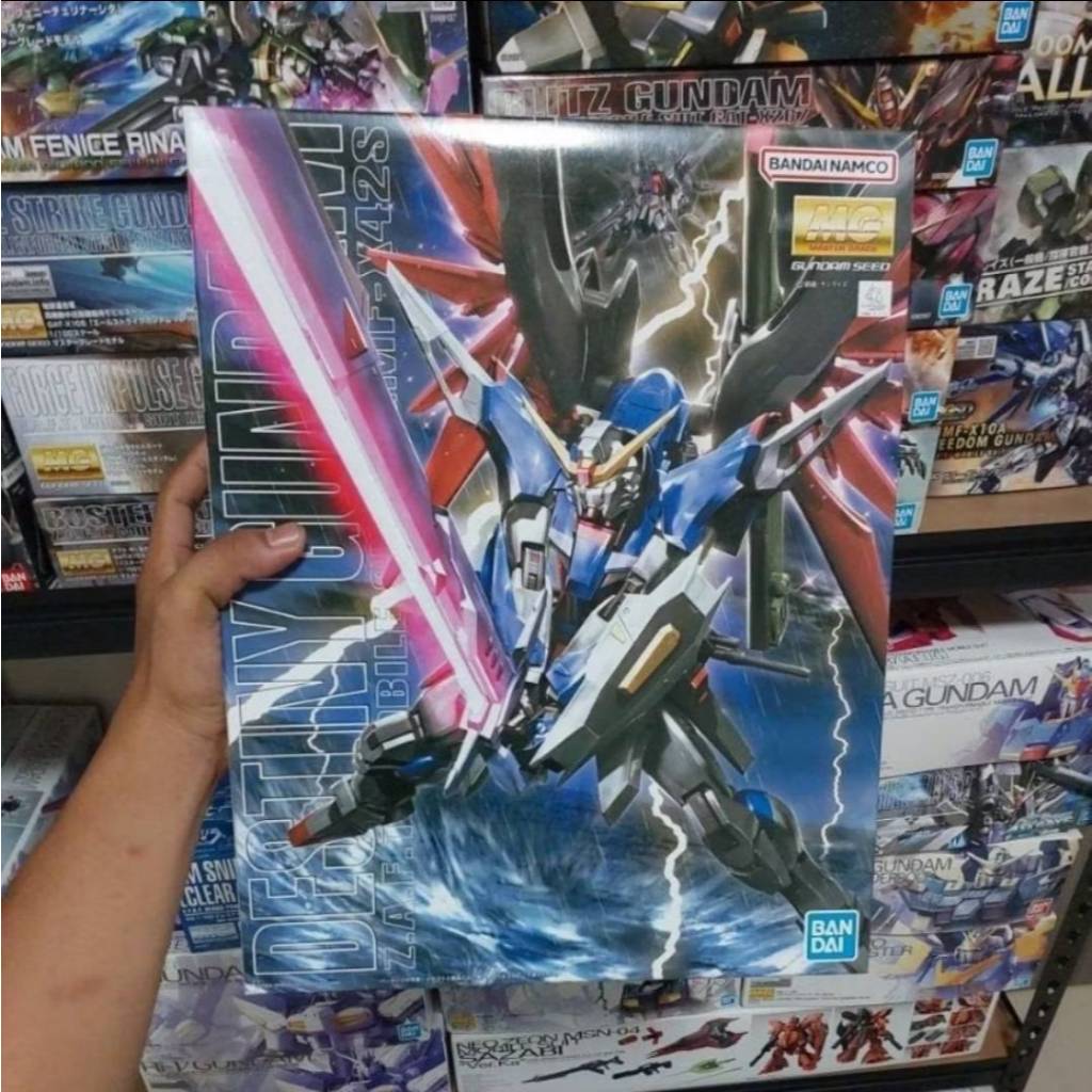 🟢🟢 ( พร้อมส่ง ) MG 1/100 DESTINY GUNDAM - BANDAI -