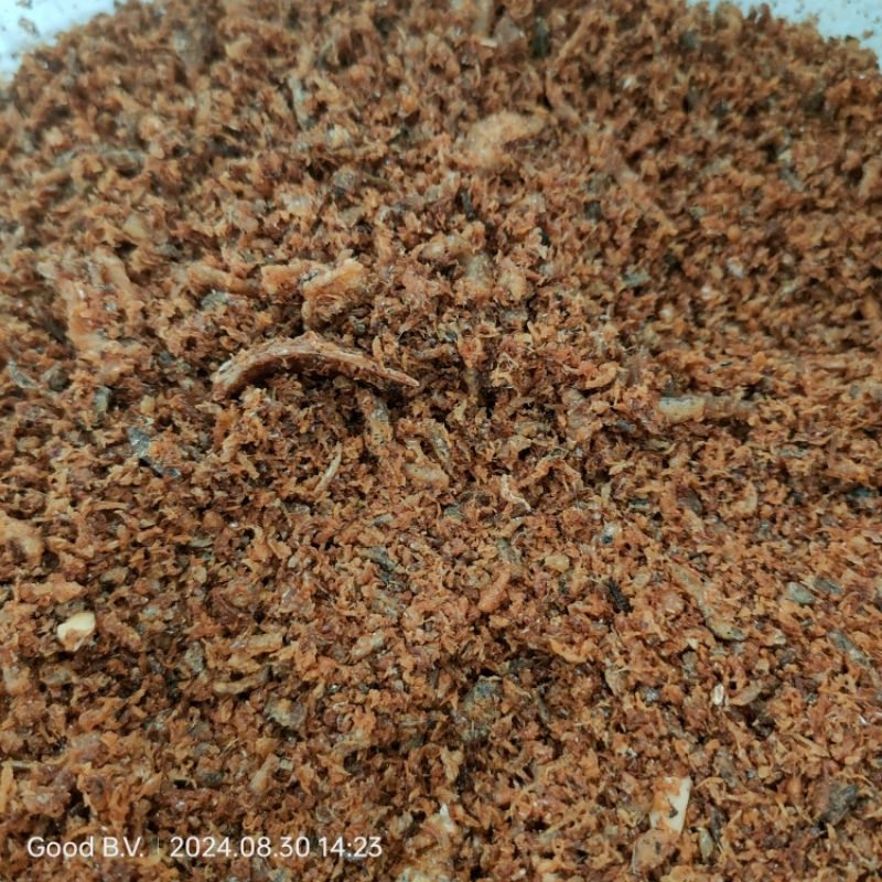 เศษกากปลาทอดกรอบสามรส(ไม่ปรุงรสไม่เค็ม)ผสมเนื้อปลา (1กิโลกรัม40บาท)