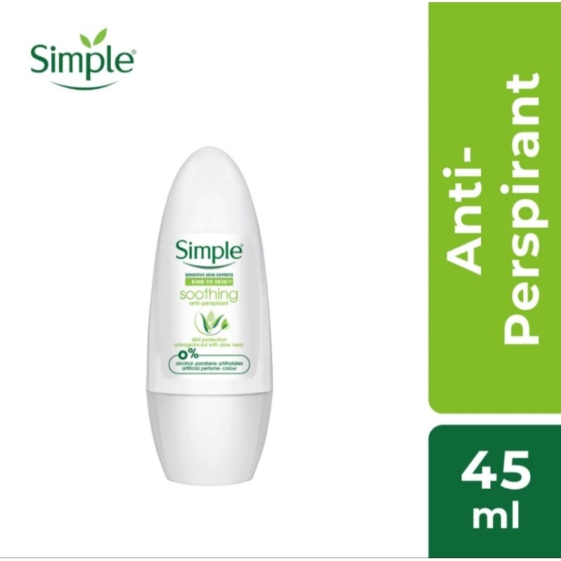 Simple Soothing Anti-Perspirant Roll-On 45ml.