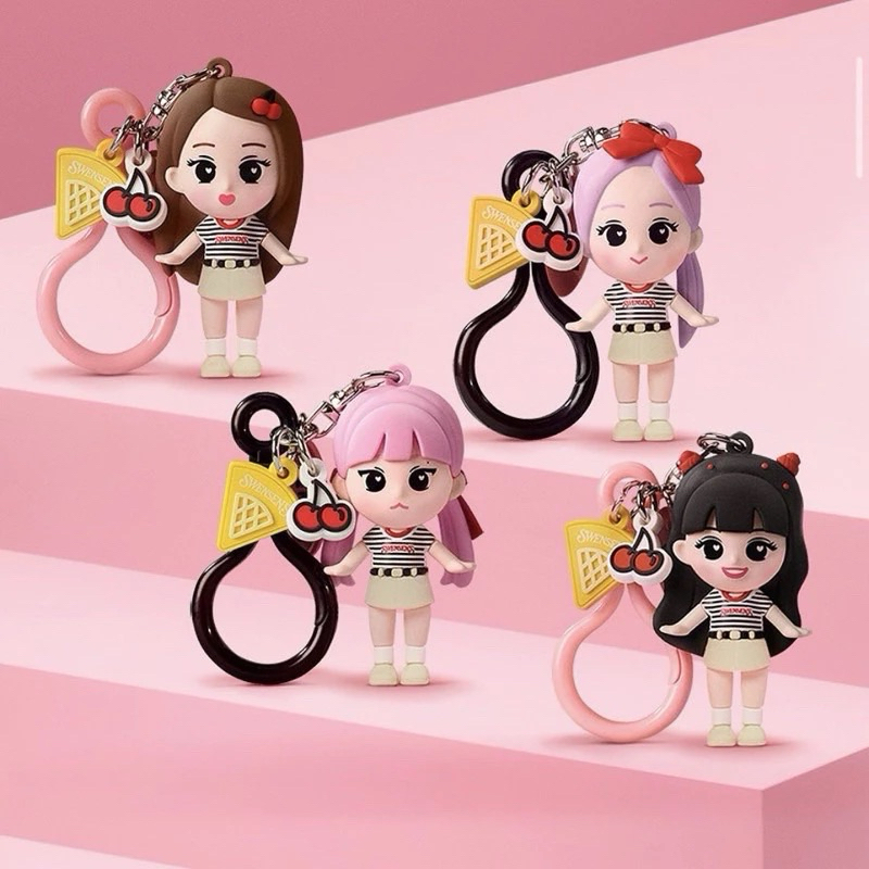 ‼️โค้ดลดเหลือ 315 บ‼️พร้อมส่ง🇹🇭พวงกุญแจ BLACKPINK LOVE SWENSEN’S แท้