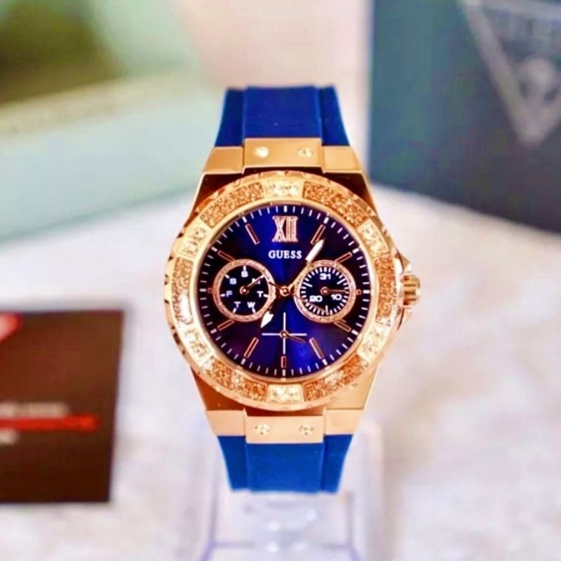 นาฬิกา GENEVA เจนนิวา เเบรนด์แท้  สไตล์ทรงเกรส สายยางนิ่มใส่สบายมากมีหลายสีให้เลือก ใส่ได้ทุกวัย