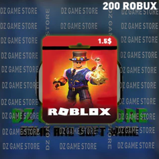 Roblox Gift Card 200 Robux (Digital Code)