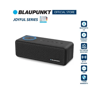 BLAUPUNKT ลำโพงบลูทูธพกพา 20 วัตต์ มาพร้อม WIRELESS CHARGING รุ่น JOYFUL แบตเตอรี่ 2000mAh