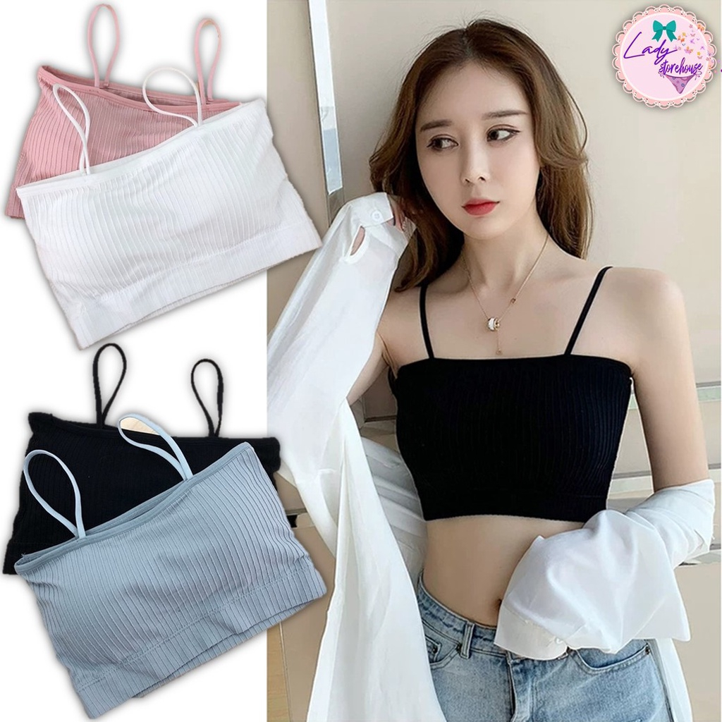 LOW SB-789 สินค้าราคาถูก ลดล้างสต๊อก สปอร์ตบราสายเดี่ยวคอตตอน ⚡ส่งไวจากไทย⚡