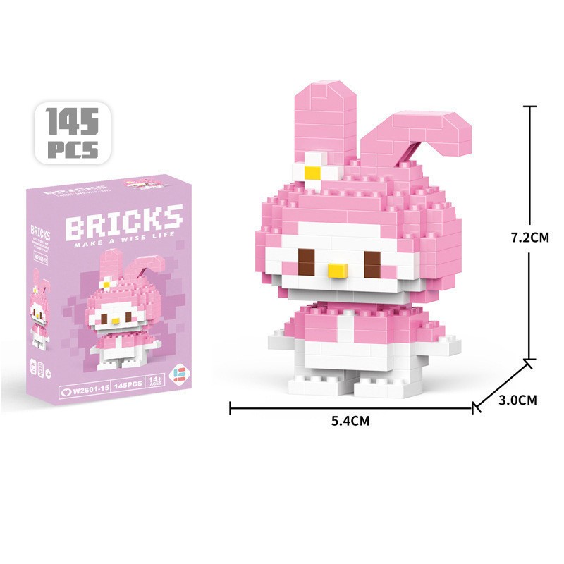 🚀ส่งจากไท🚀ตัวต่อไมโครบล็อก ของเล่นตัวต่อแบบเลโก้ ตุ๊กตาบล็อก ของเล่นเสริมพัฒนาการสำหรับเด็ก ของเล่นของขวัญ - รูปที่ 7