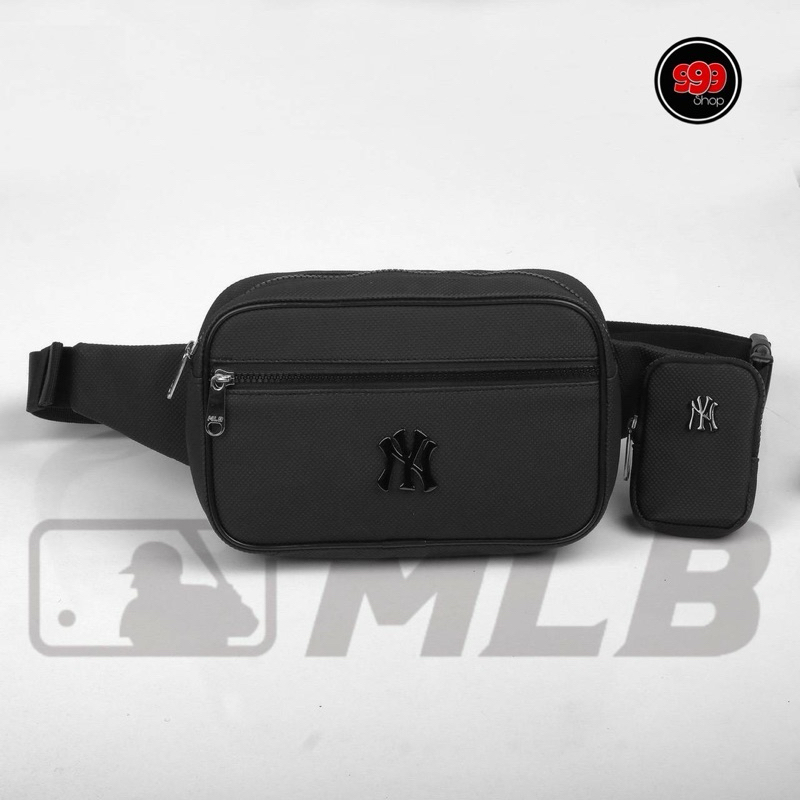 🔥Mlb NY 💢กระเป๋าแฟชั่นสําหรับบุรุษและสตรีกันน้ํา, กระเป๋าสะพายแฟชั่น MLB NY พร้อมช่องใส่ของที่มีประโ