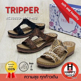 [🥇ทริปเปอร์แท้100%🔢ไซส์ 35-44👠ส้น 2 นิ้ว] TRIPPER  รองเท้าเพ…