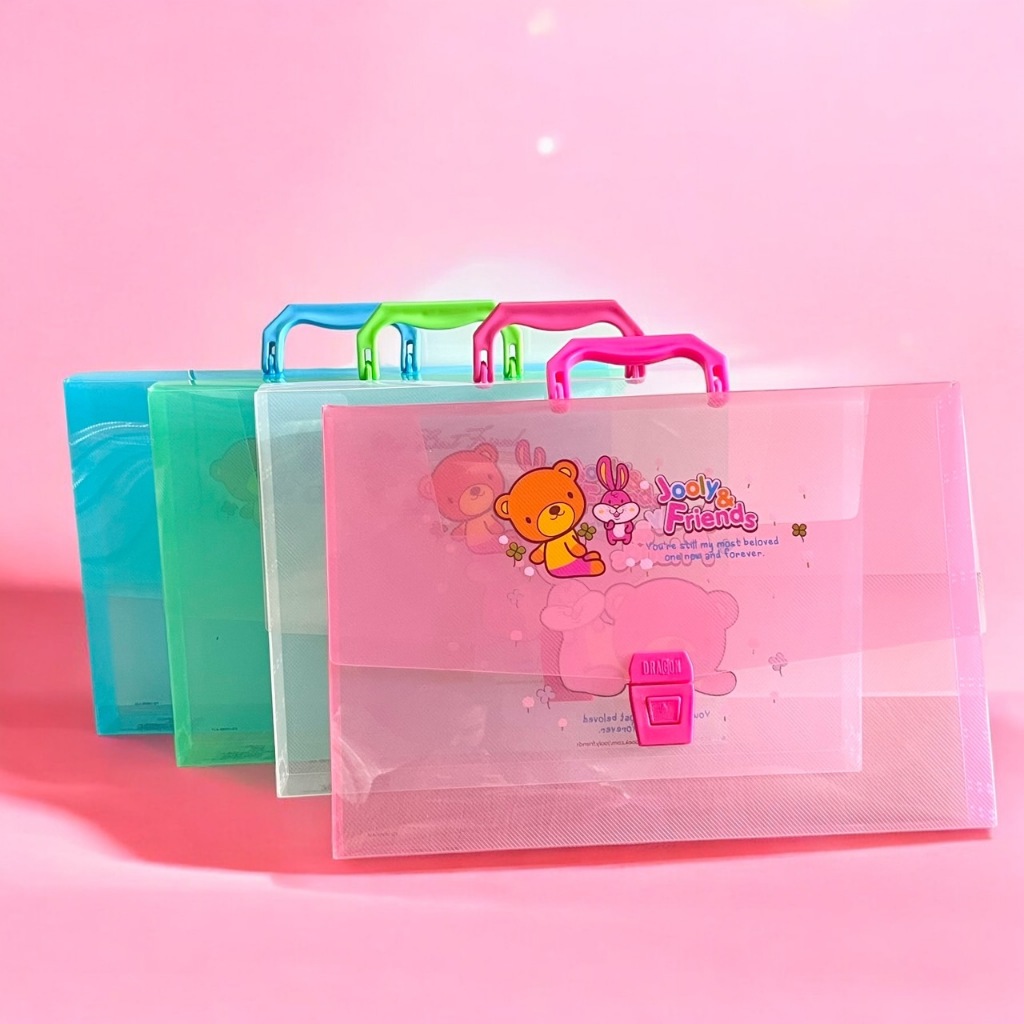 กระเป๋ากล่องแฟ้ม A4 F4 พร้อมส่ง