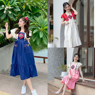 ชุดพื้นเมือง ชุดดอย งานคาเฟ่ ระบาย 10 นิ้ว มีไซร์ s-xxxl คะง…