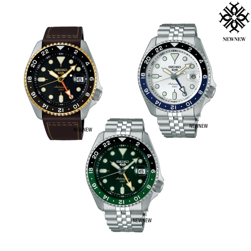 SEIKO นาฬิกาข้อมือ GMT SSK033K1 SSK035K1 SSK036K1 ของแท้ประกันศูนย์ 1ปี