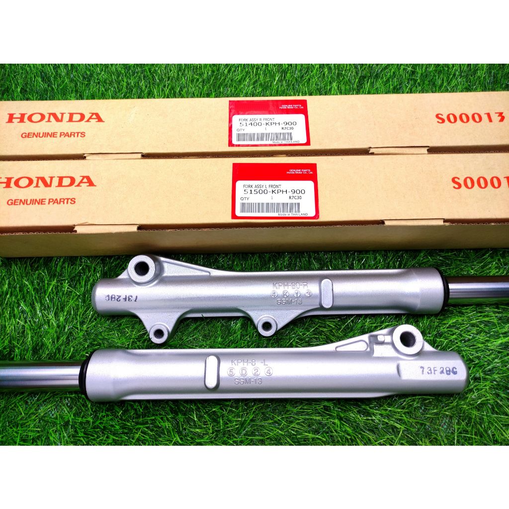 โช้คหน้า แบบปิ่นล๊อค งานประกอบรถ HONDA เวฟ100s ยูบ๊อก wave125r wave125x รุ่นมีสายไมล์ รหัส yinmai-KPH-900