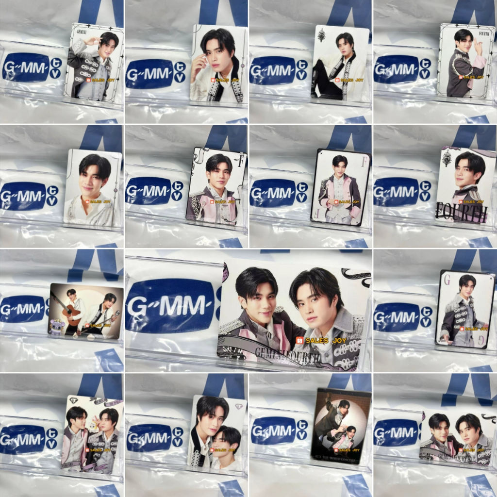 เจมีไนน์ โฟร์ท GeminiFourth เจมีไนน์โฟร์ท การ์ด GEMINI FOURTH COLLECTIBLE RANDOM CARD GEMINI FOURTH RUN THE WORLD CONC