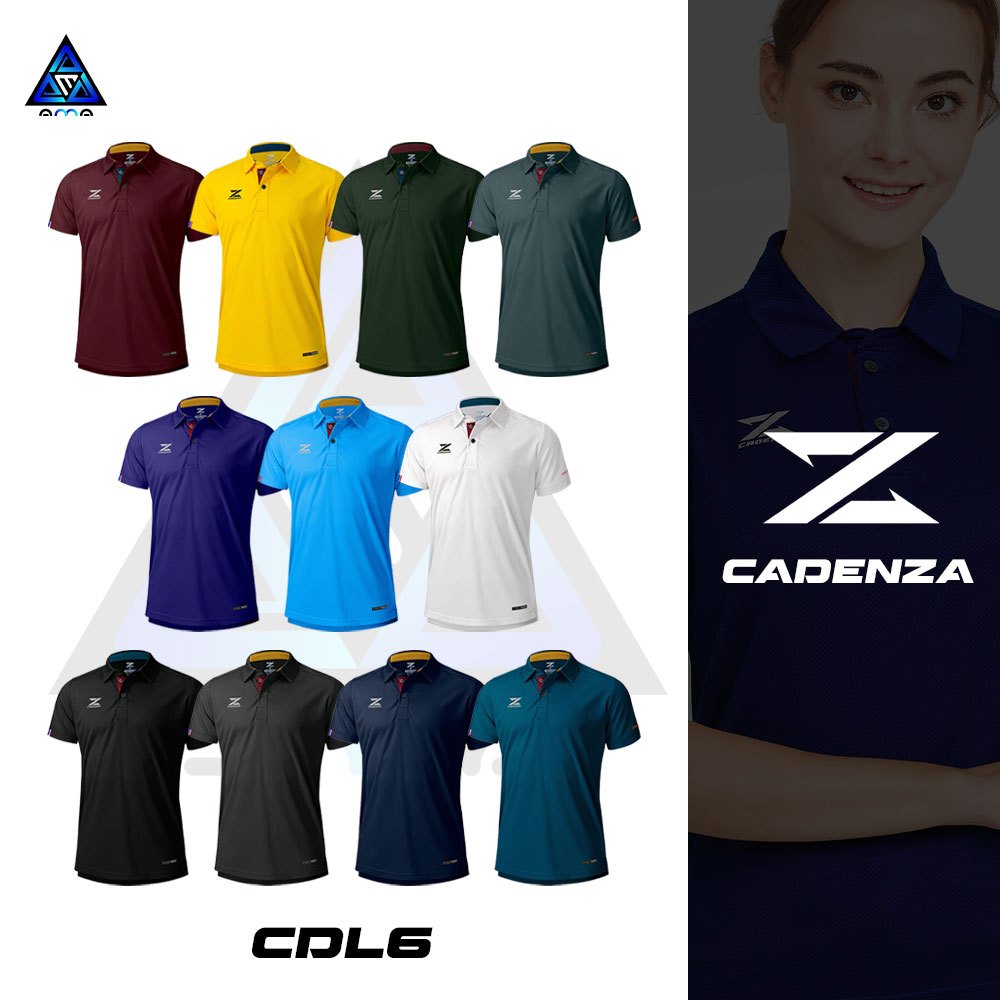 **ลดแล้วลดอีก30%**  CADENZA  รุ่น PREMIUM รหัส CDL-6 (CDL-17) คาเดนซ่า เสื้อโปโล ของแท้100%