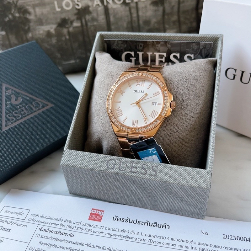 นาฬิกาผู้หญิง Guess Harper Rose Gold GW0286L3 ของแท้