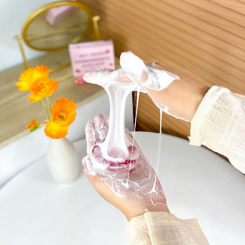 สูตรx2 สบู่ลดสิว สบู่ทับทิม whitesoap แถมถุงตีฟองทุกกล่อง - รูปที่ 5