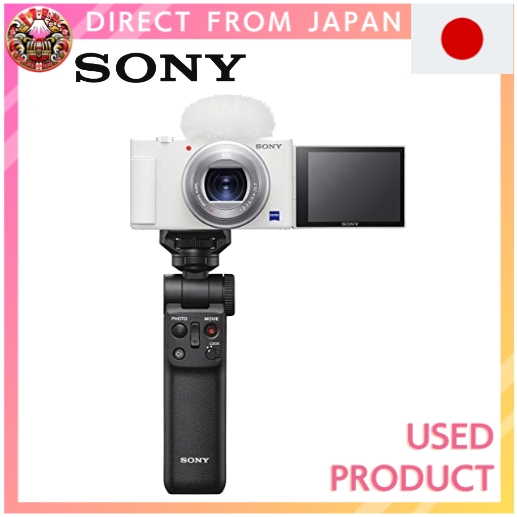 【Used】SONY COMPACT DIGITAL CAMERA VLOGCAM VLOG CAMERA ZV-1 Shooting Grip Kit (Included Grip GP-VPT2B
